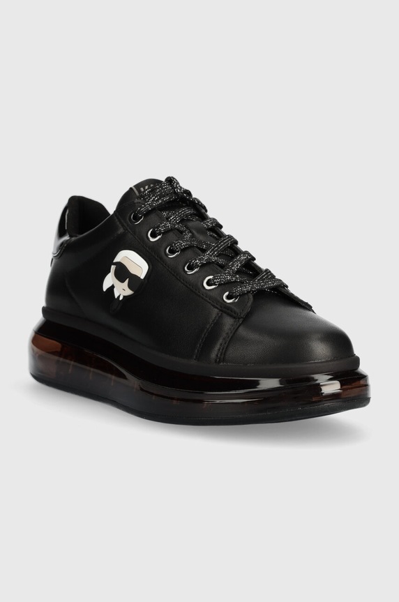 Kožené tenisky Karl Lagerfeld KAPRI KUSHION KL62630N.00X černá SS24