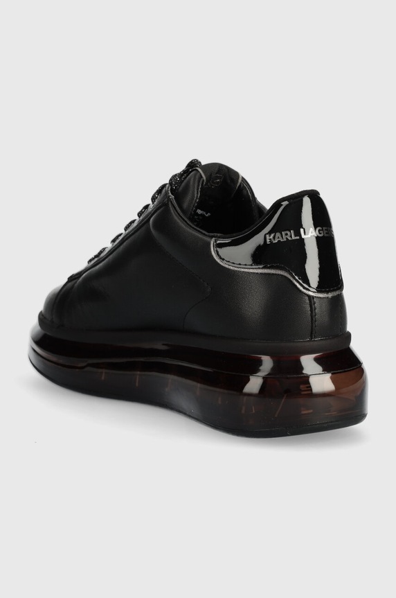 Boty Kožené tenisky Karl Lagerfeld KAPRI KUSHION KL62630N.00X černá