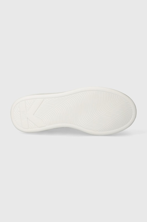 Usnjene superge Karl Lagerfeld KAPRI KUSHION KL62630N.01S bela