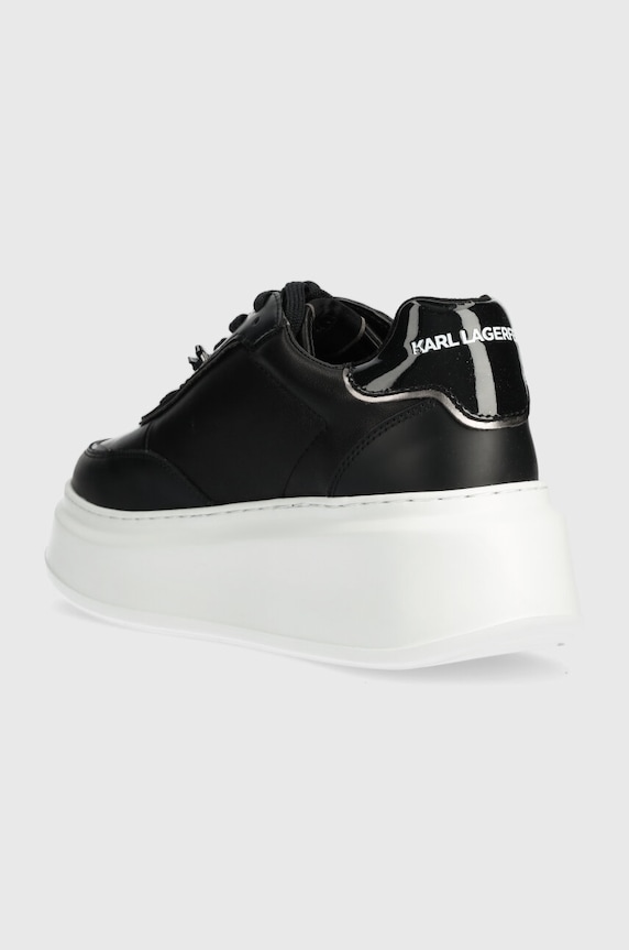 Obuwie Karl Lagerfeld sneakersy skórzane ANAKAPRI KL63519.00S czarny