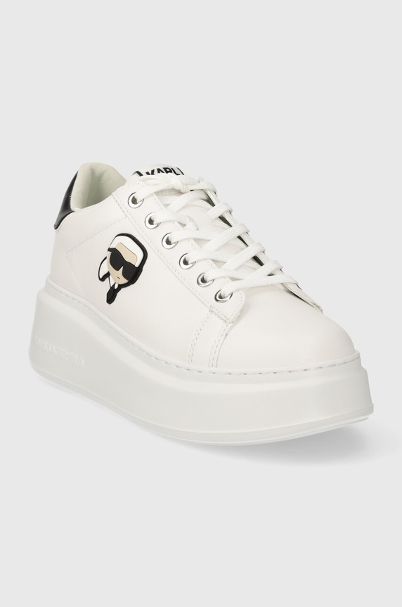 Karl Lagerfeld bőr sportcipő ANAKAPRI KL63530N.011 fehér SS24