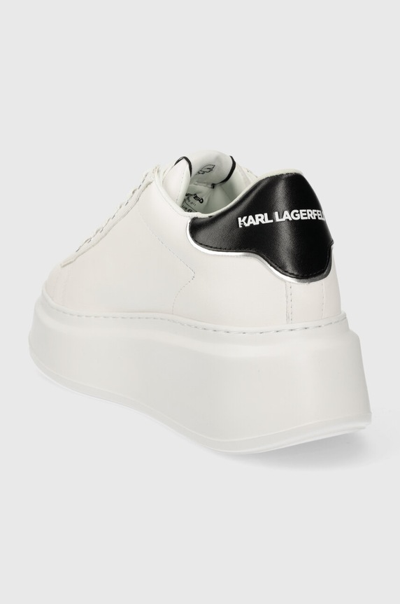Cipők Karl Lagerfeld bőr sportcipő ANAKAPRI KL63530N.011 fehér