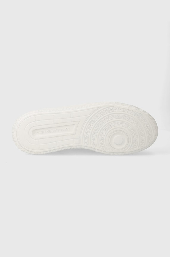 Karl Lagerfeld sneakersy skórzane KREW MAX KL63324.01S biały