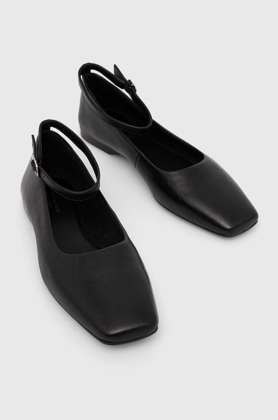 Vagabond Shoemakers baleriny skórzane DELIA 5707.101.20 czarny SS24