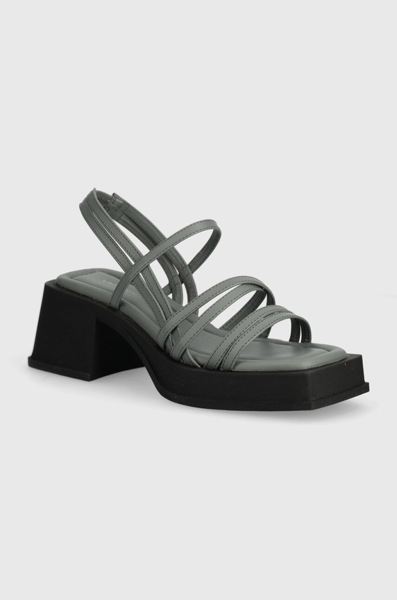 Vagabond Shoemakers sandały skórzane HENNIE słupek niebieski 5337.101.74