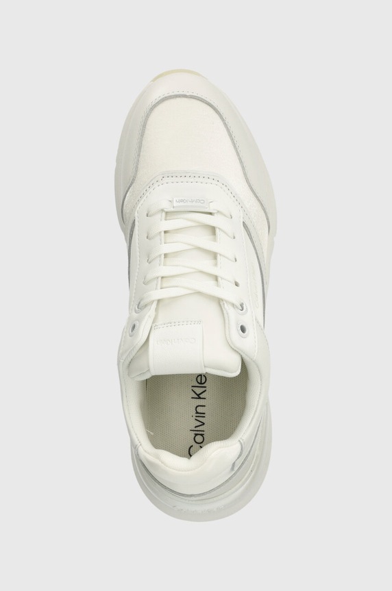 Calvin Klein sneakersy FLEXI RUNNER - PEARLIZED biały HW0HW02041