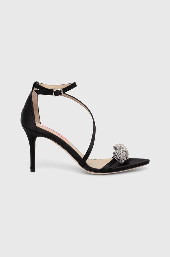 Custommade szandál Amy Satin Heart 000401098.993 fekete SS24