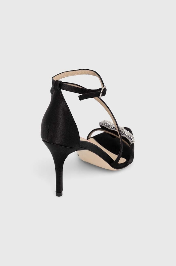 Cipők Custommade szandál Amy Satin Heart 000401098.993 fekete