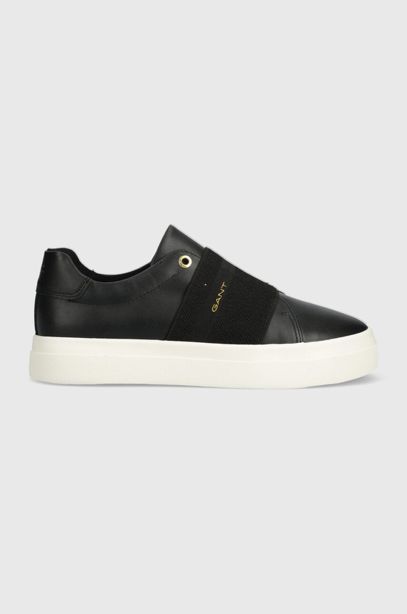 Δερμάτινα sneakers Gant Avona υφασμάτινο μαύρο 28531450.G00