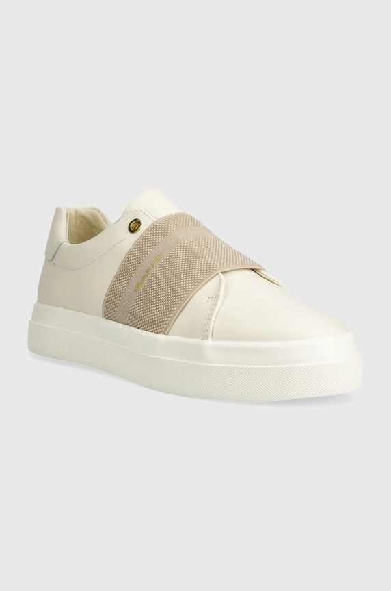 Δερμάτινα sneakers Gant Avona 28531450.G125 μπεζ SS24
