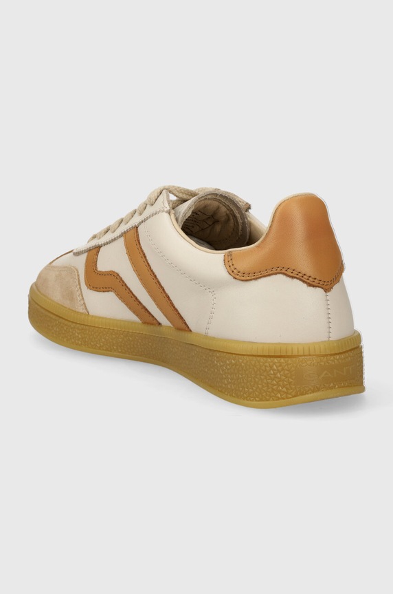 Παπούτσια Δερμάτινα sneakers Gant Cuzima 28533549.G111 μπεζ