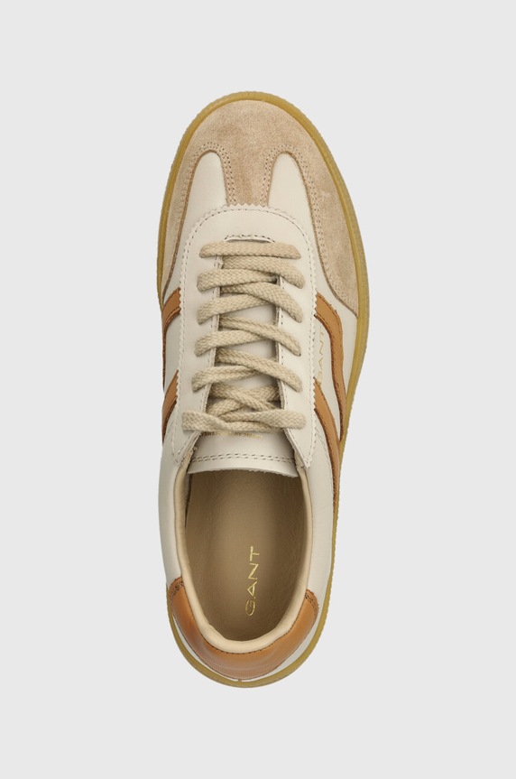 Δερμάτινα sneakers Gant Cuzima μπεζ 28533549.G111