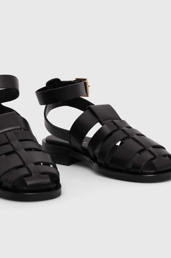 Kožne sandale Alohas Perry S00689.25 crna SS24