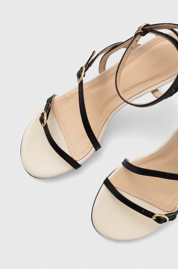 Alohas sandały skórzane Alyssa czarny S100207.01