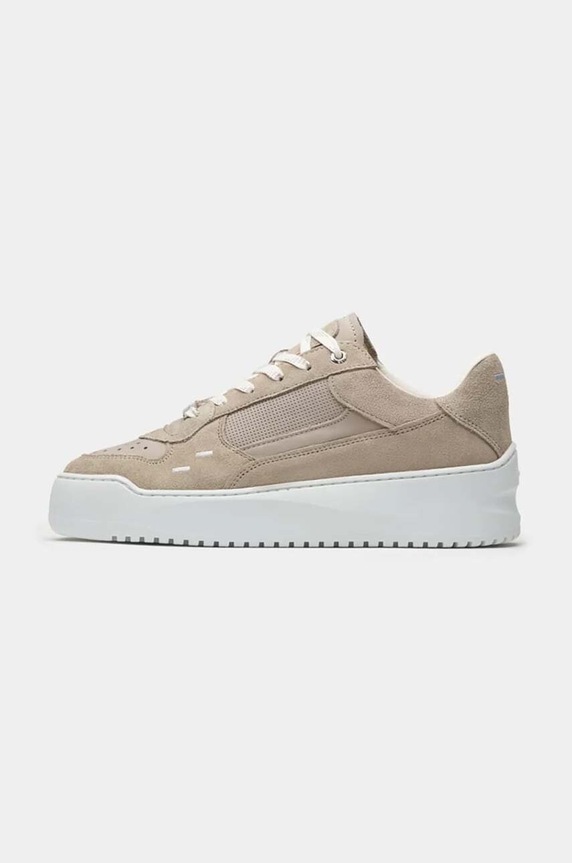 Σουέτ sneakers Filling Pieces Avenue Suede φλατ μπεζ 52122791174