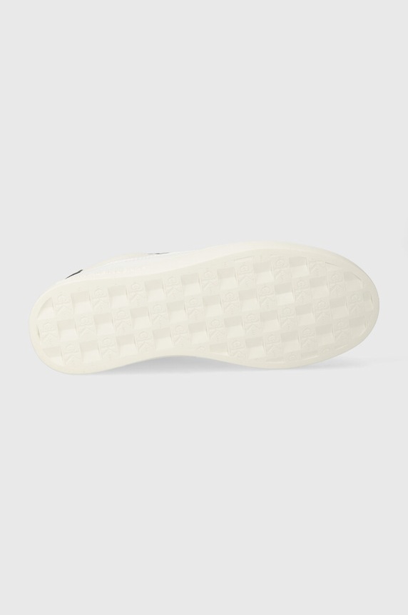 Tenisky Calvin Klein Jeans CLASSIC CUPSOLE LOW LACE LTH ML YW0YW01296 bílá
