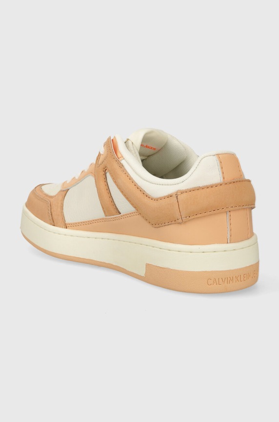 Obuwie Calvin Klein Jeans sneakersy BASKET CUPSOLE LOW MIX ML FAD YW0YW01301 pomarańczowy