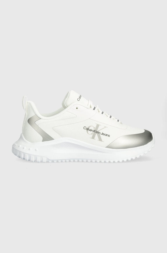 Tenisice Calvin Klein Jeans EVA RUNNER LOW LACE MIX ML WN tekstil bijela YW0YW01442