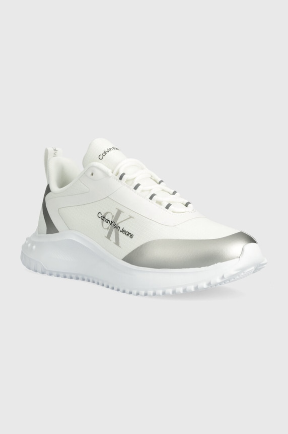 Tenisice Calvin Klein Jeans EVA RUNNER LOW LACE MIX ML WN YW0YW01442 bijela SS25