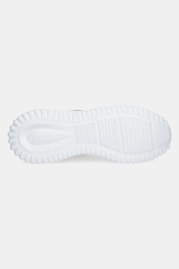 Calvin Klein Jeans sneakersy EVA RUNNER LOW LACE MIX ML WN YW0YW01442 beżowy