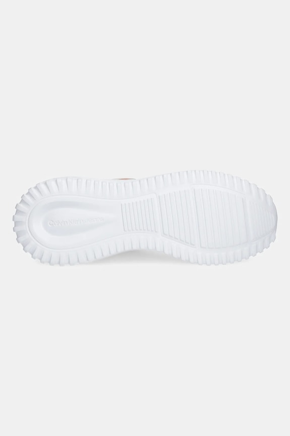 Calvin Klein Jeans sneakersy EVA RUNNER LOW LACE MIX ML WN YW0YW01442 beżowy