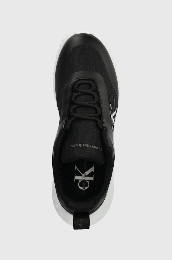 Calvin Klein Jeans sneakersy EVA RUNNER LOW LACE MIX ML WN czarny YW0YW01442