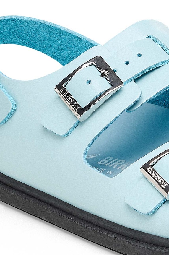 Obuwie Birkenstock sandały skórzane Cannes 1026444 niebieski