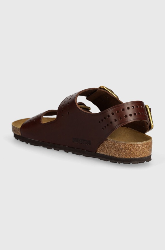 Obuv Kožené sandále Birkenstock Milano Bold Gap 1023595 hnedá