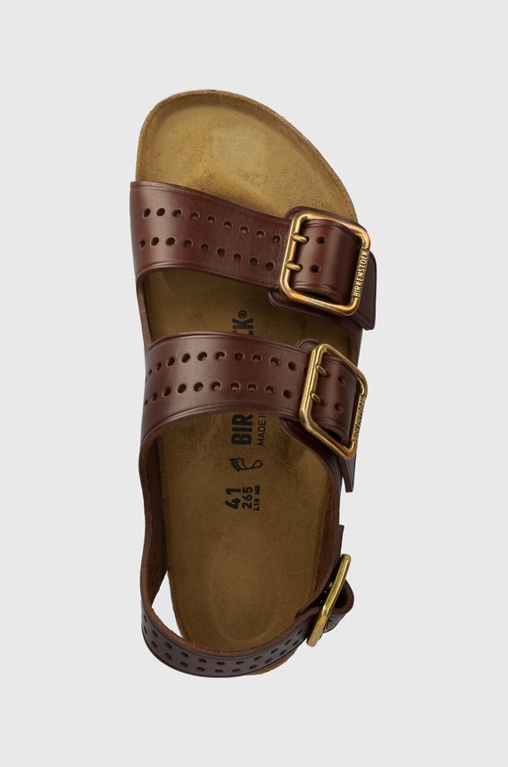 Kožené sandále Birkenstock Milano Bold Gap hnedá 1023595