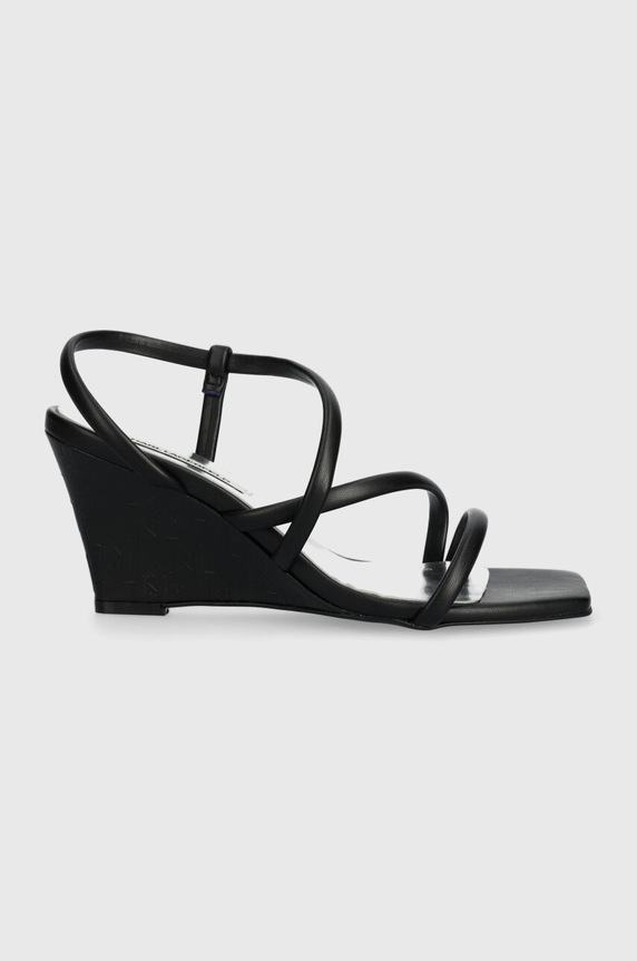 Karl Lagerfeld sandały RIALTO imitacja skóry licowej czarny KL34405.000