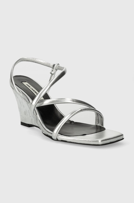 Πέδιλα Karl Lagerfeld RIALTO KL34405.1SL ασημί SS24