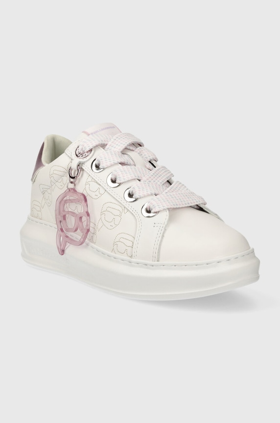 Karl Lagerfeld sneakersy skórzane KAPRI NFT KL62522.01V biały SS24