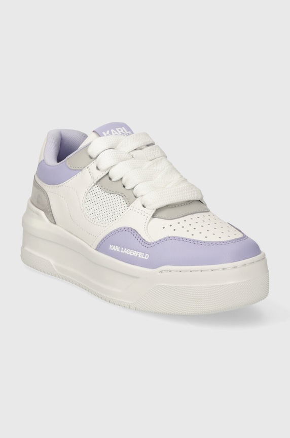Karl Lagerfeld sneakersy skórzane KREW MAX KL KL63323.01V biały SS24