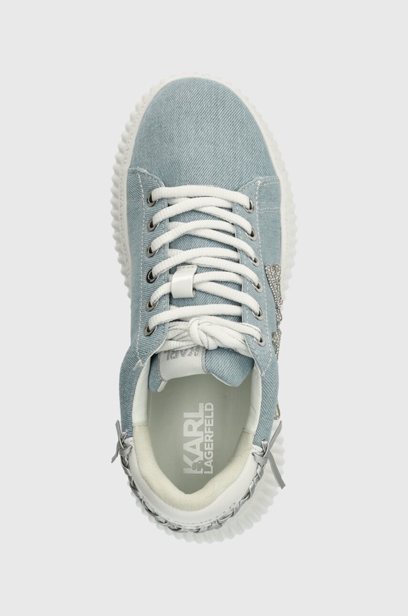 Scarpe Karl Lagerfeld sneakers KREEPER LO KL42372D.DLB blu