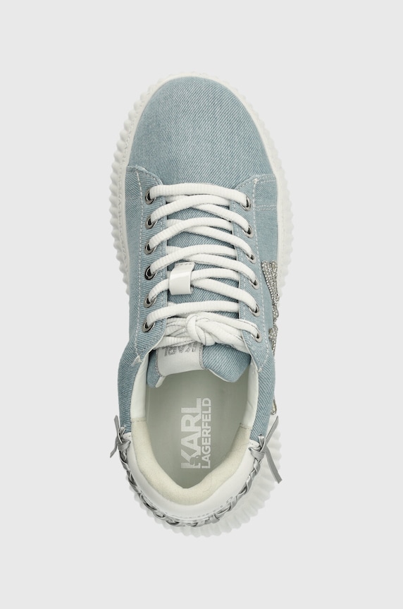Scarpe Karl Lagerfeld sneakers KREEPER LO KL42372D.DLB blu