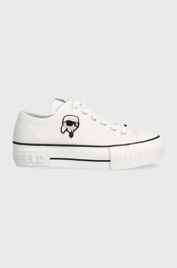 Karl Lagerfeld tenisówki KAMPUS MAX NFT platforma biały KL60424.911