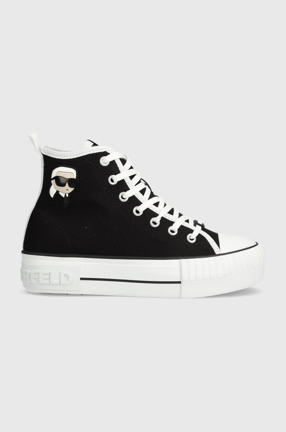 Karl Lagerfeld sportcipő KAMPUS MAX NFT platformos fekete KL60444.900