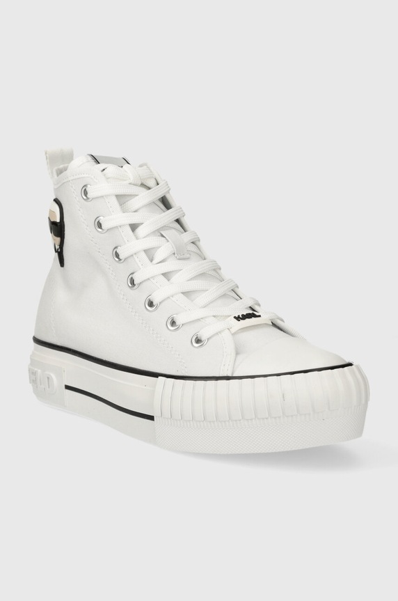 Karl Lagerfeld trampki KAMPUS MAX NFT KL60444.911 biały SS24