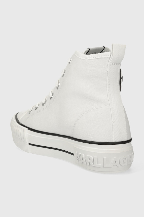 Obuwie Karl Lagerfeld trampki KAMPUS MAX NFT KL60444.911 biały