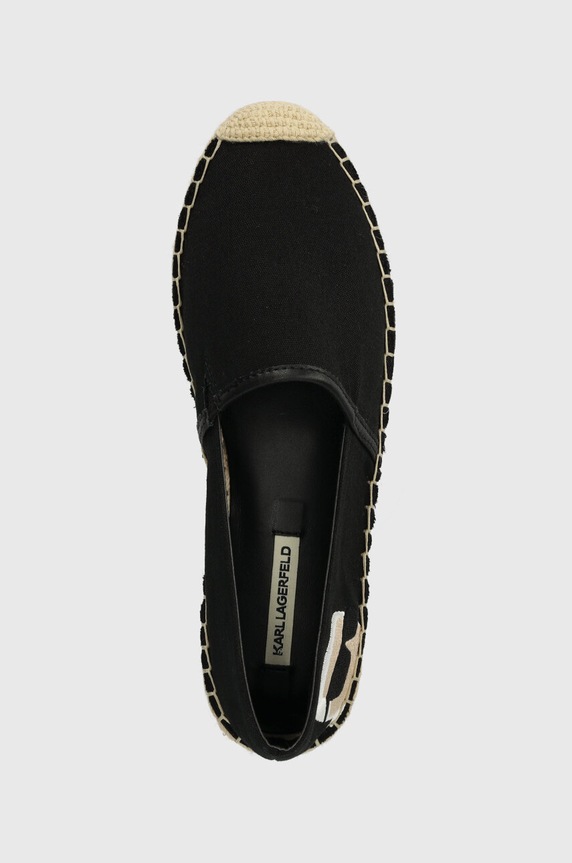 Karl Lagerfeld espadryle KAMINI czarny KL80111N.900
