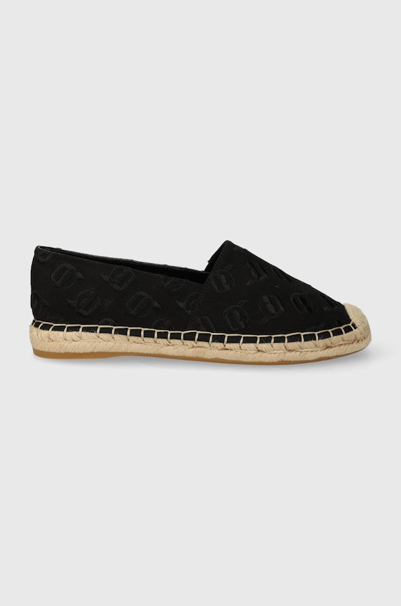 Espadrilky Karl Lagerfeld KAMINI NFT textilný čierna KL80124A.900