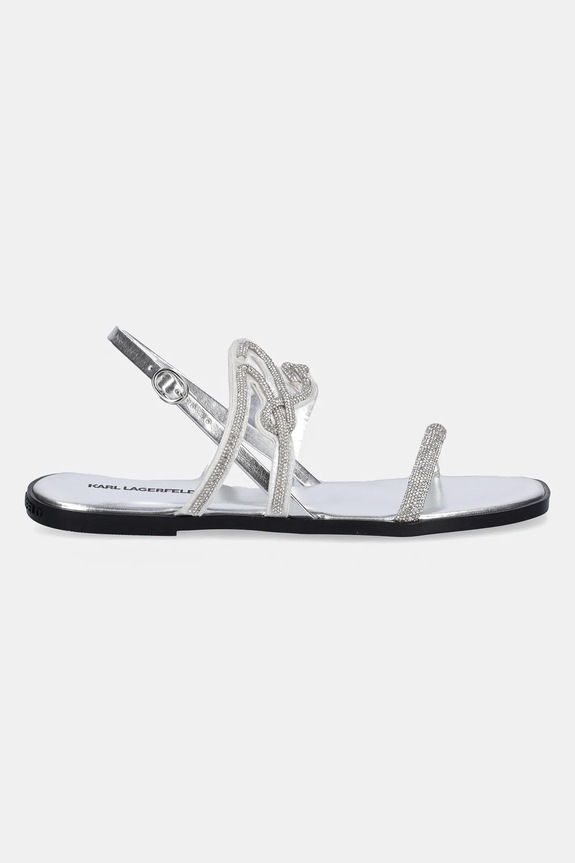 Karl Lagerfeld sandały OLYMPIA KL87425.GSL srebrny SS24