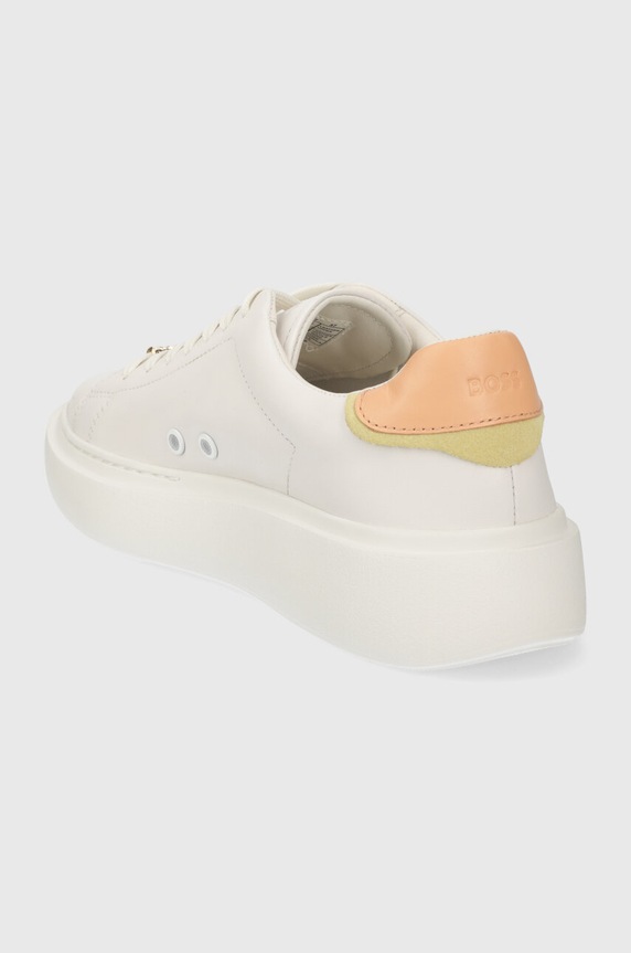 Obuwie BOSS sneakersy skórzane Amber 50517207.160 biały