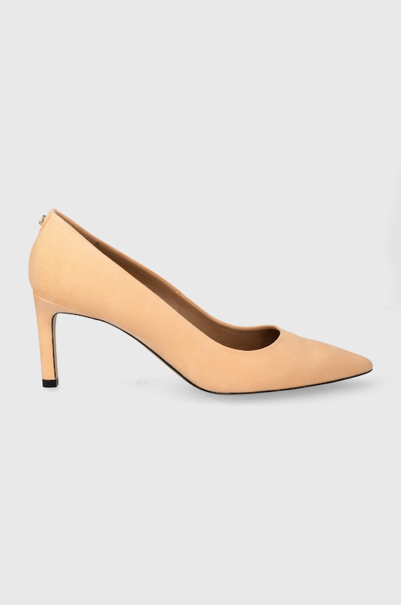 Štikle od brušene kože BOSS Janet štikla narančasta 50498810.690