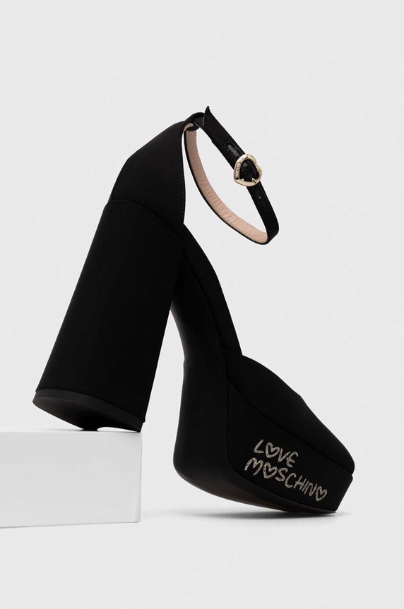 Obuwie Love Moschino czółenka JA1030CG1IIM0000 czarny