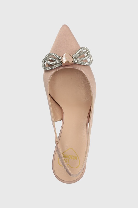 Love Moschino szpilki różowy JA10487G1IJO0601
