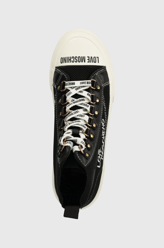 Πάνινα παπούτσια Love Moschino Ozweego 0 μαύρο JA15142G1IIY000A