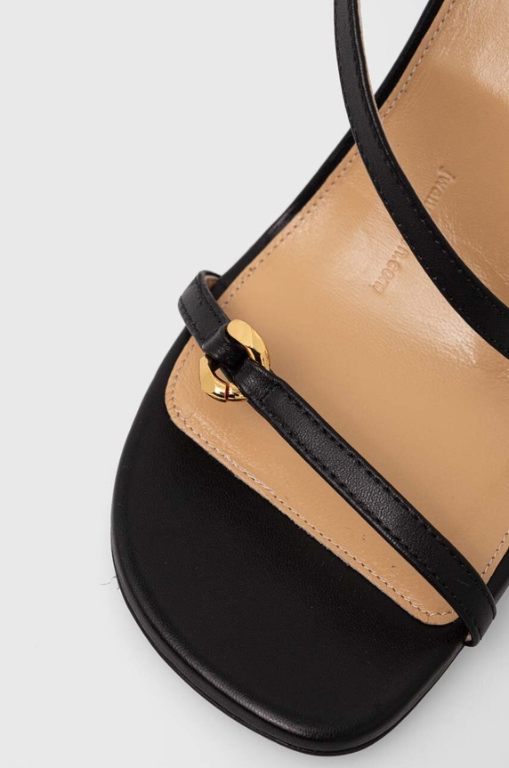 Kožené sandály JW Anderson Bubble Heel ANW42050A.999