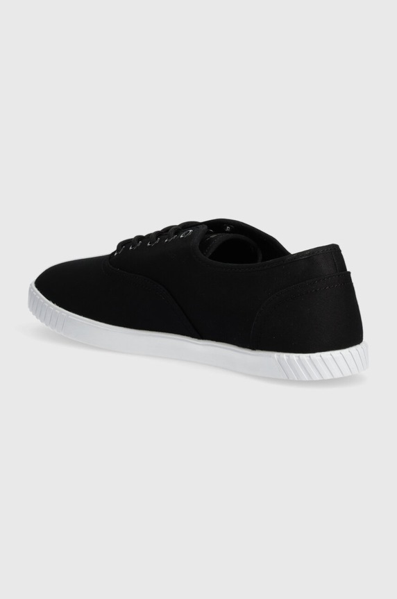 Boty Tenisky Tommy Hilfiger CANVAS LACE UP SNEAKER FW0FW07805 černá