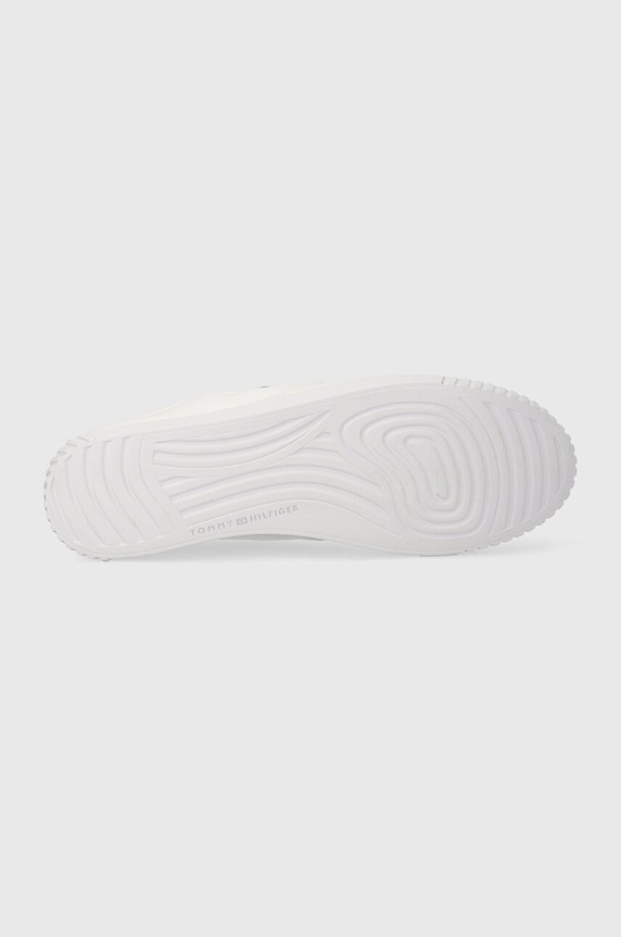 Tenisky Tommy Hilfiger CANVAS SLIP-ON SNEAKER FW0FW07806 bílá
